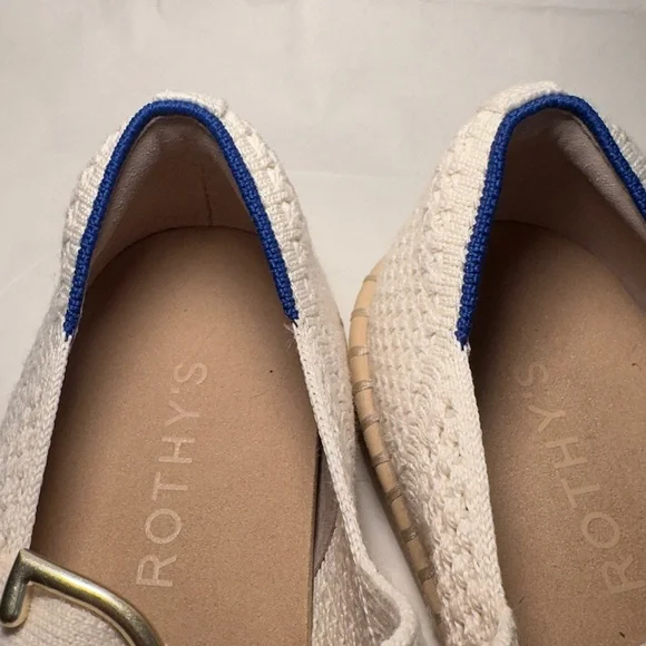 Rothy's Cream and Gold Women's Flats - Picture 4 of 7